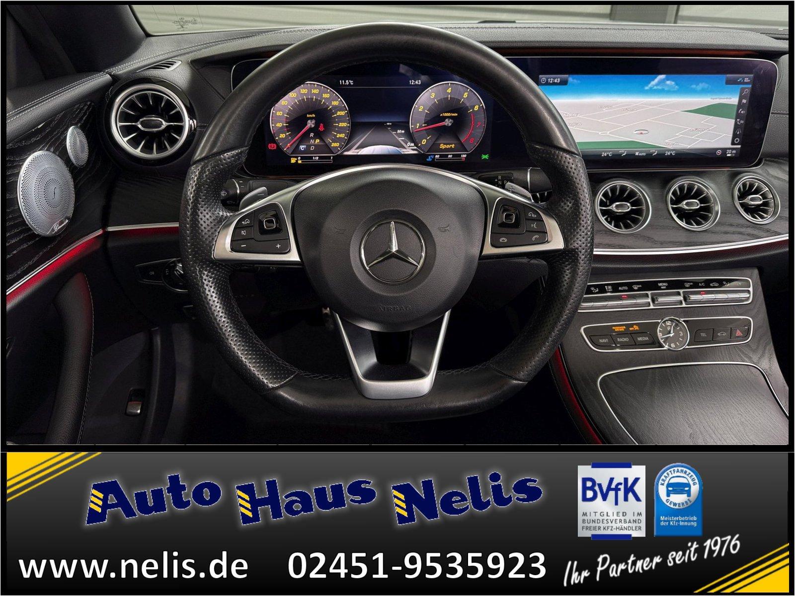 Mercedes-Benz E 200 Cabrio AMG-Line Airscarf Comand-Online Led