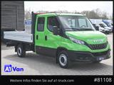 Iveco Daily 35S16 Doka Pritsche, AHK, Hi-Matic, 7-Sitz - Iveco grün