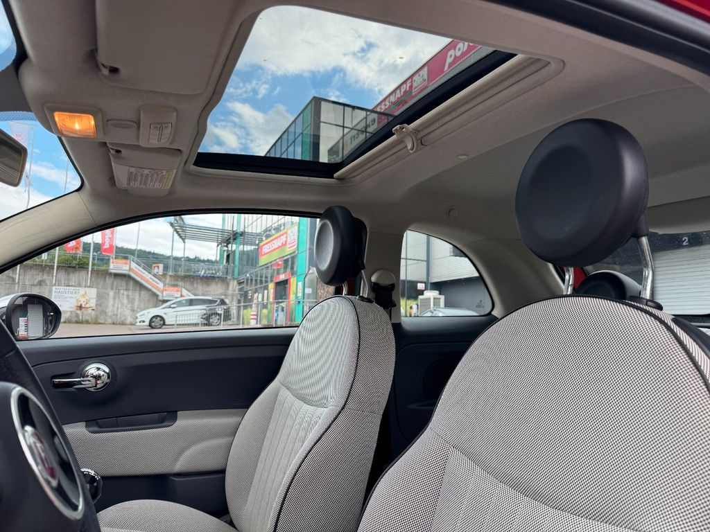 Fiat 500 Lounge, Panorama,Klima,1.Hand
