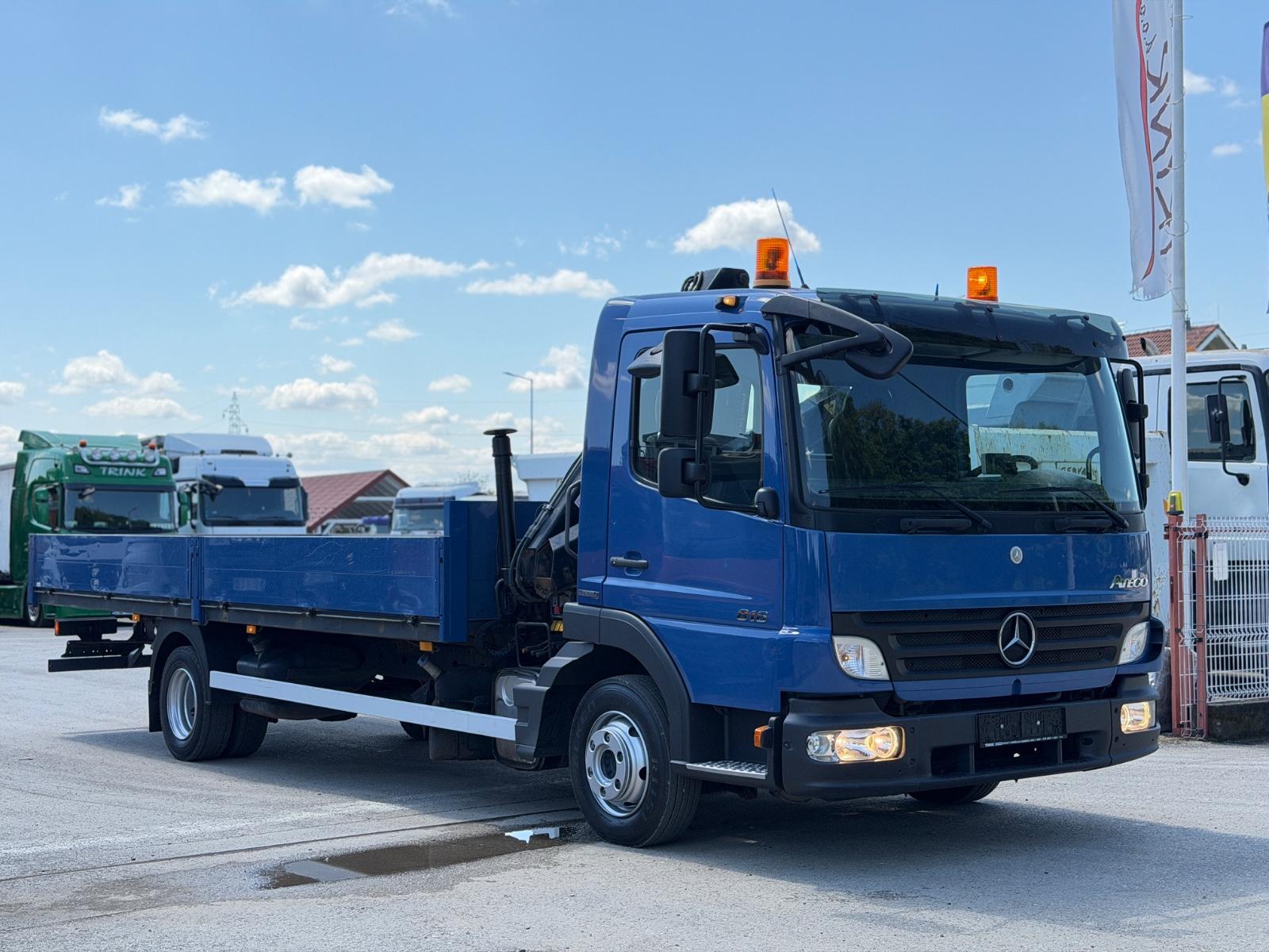 Mercedes-Benz Atego 816 / Kran Hiab / blatt-blatt
