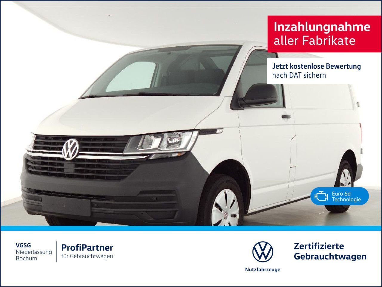 Volkswagen T6.1 Kasten Kurz Flügeltüren PDC KLIMA