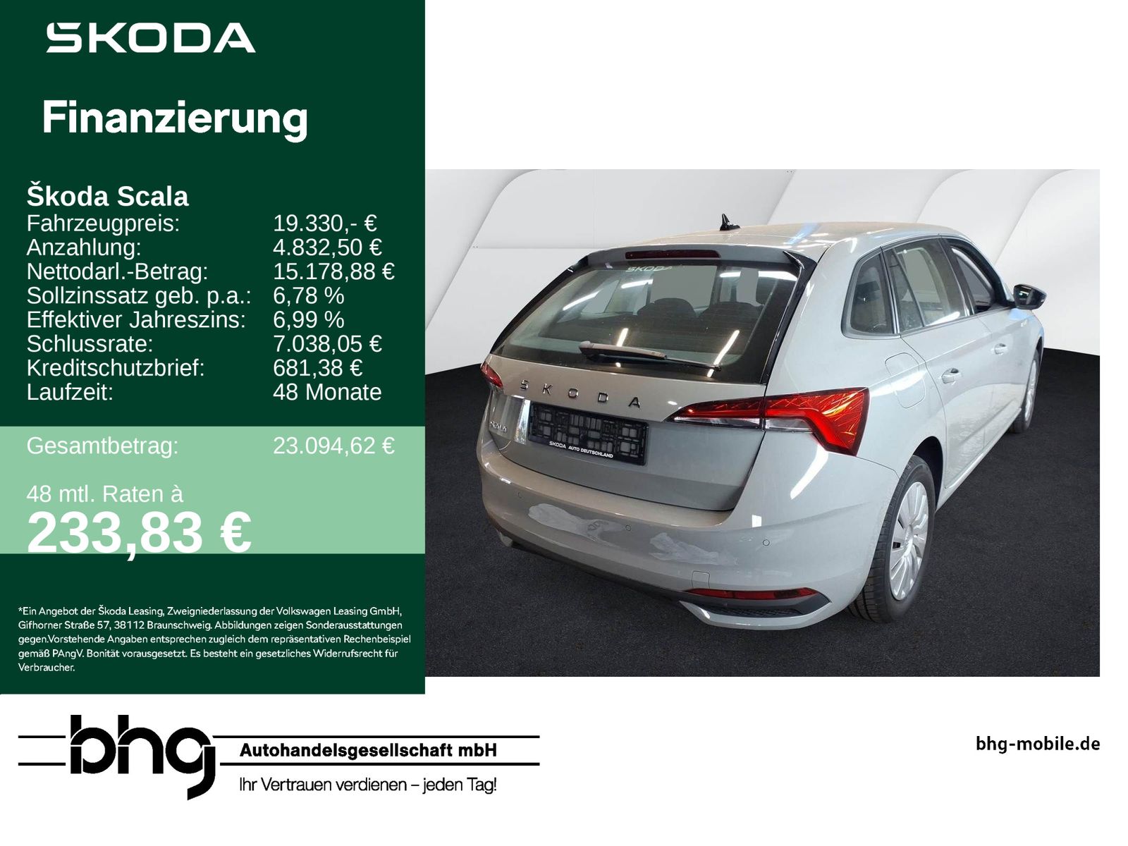 Skoda Scala 1.0 TSI Essence