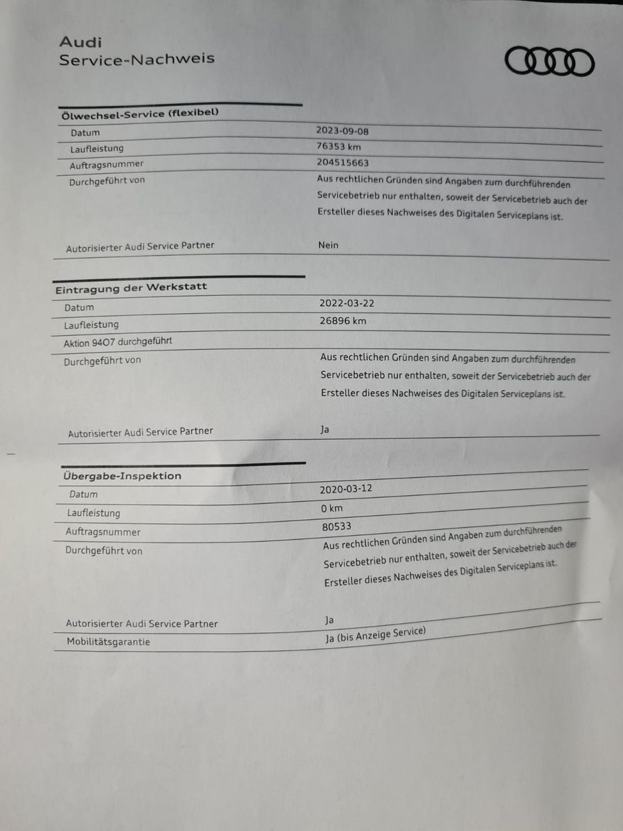 Fahrzeugabbildung Audi Q3 35 TDI / LED / VIRTUELL/LED/SCHECKHEFT