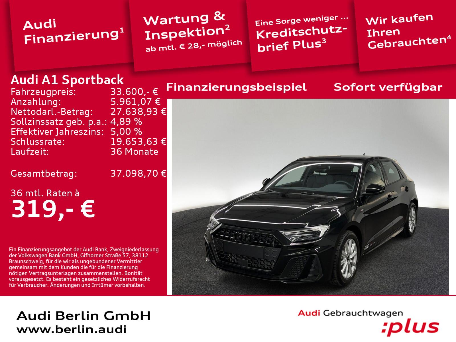 Audi A1 Sportback S line 30 TFSI S tronic