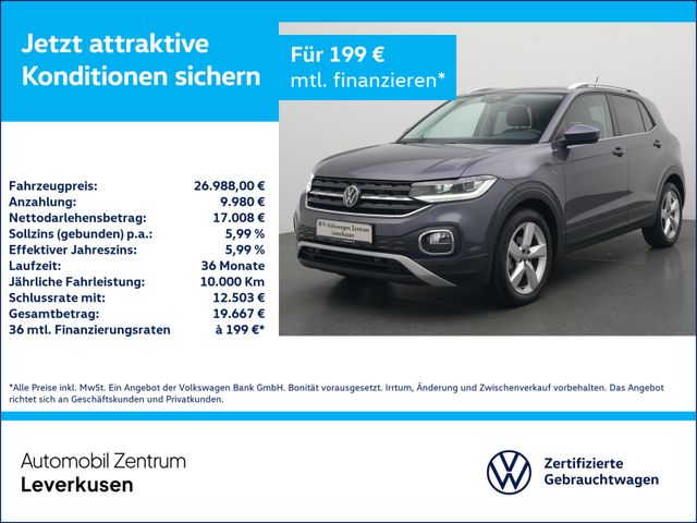 Volkswagen T-Cross TSI Style DSG ACC AHK LED KAM SHZ PDC