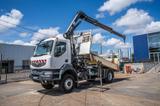 Renault KERAX 370 DXI + TRI BENNE+HIAB 16t/m + 2 EXT - Renault Kerax