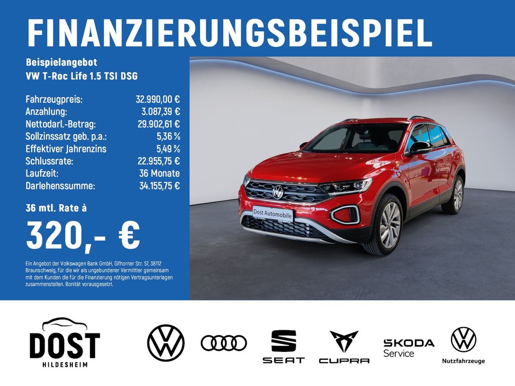 T-Roc Life 1.5 TSI DSG Goal AHK+KAMERA+IQ.DRIVE