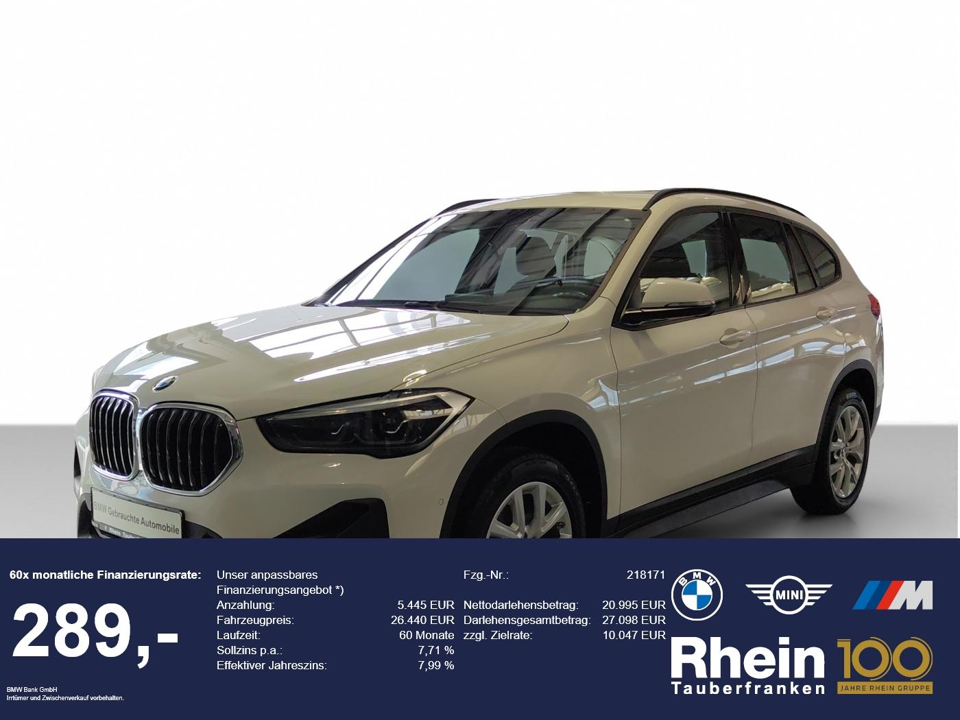 BMW X1 xDrive20d A LED/HUD/CAM/CD/TEMPO/SH/K-ZUG