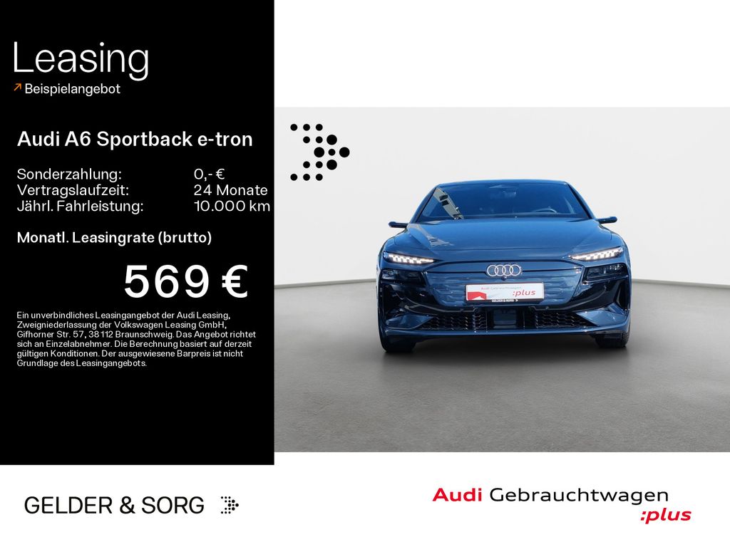 Audi A6 Sportback e-tron qu. 698km/WLTP*Air*HuD*B&O*