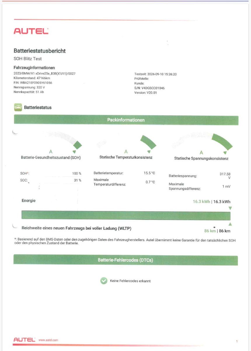 Fahrzeugabbildung BMW X1 xDrive 25 e,Navi,LED,SH,Kamera,Carplay,DAB