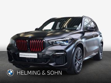 BMW Leasingangebot: BMW X5 M50i Black Vermilion B&W Surround Pano AHK uv