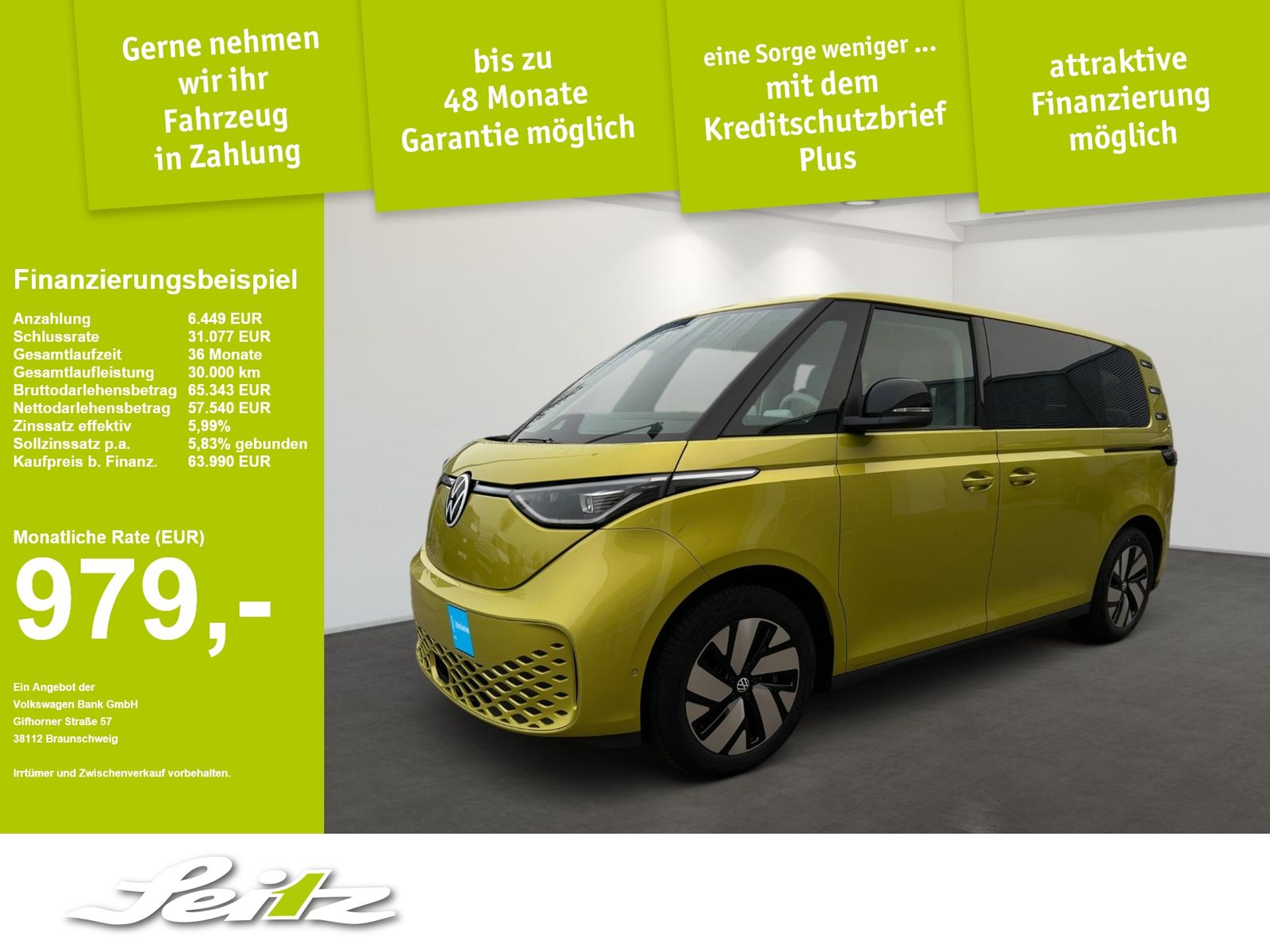 Volkswagen ID.Buzz Pro KR *AHK*NAVI*MATRIX*SITZHEIZUNG*