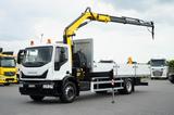 Iveco EUROCARGO / 180-250 / SKRZYNIOWY + HDS / HYVA HC - Iveco Eurocargo 180