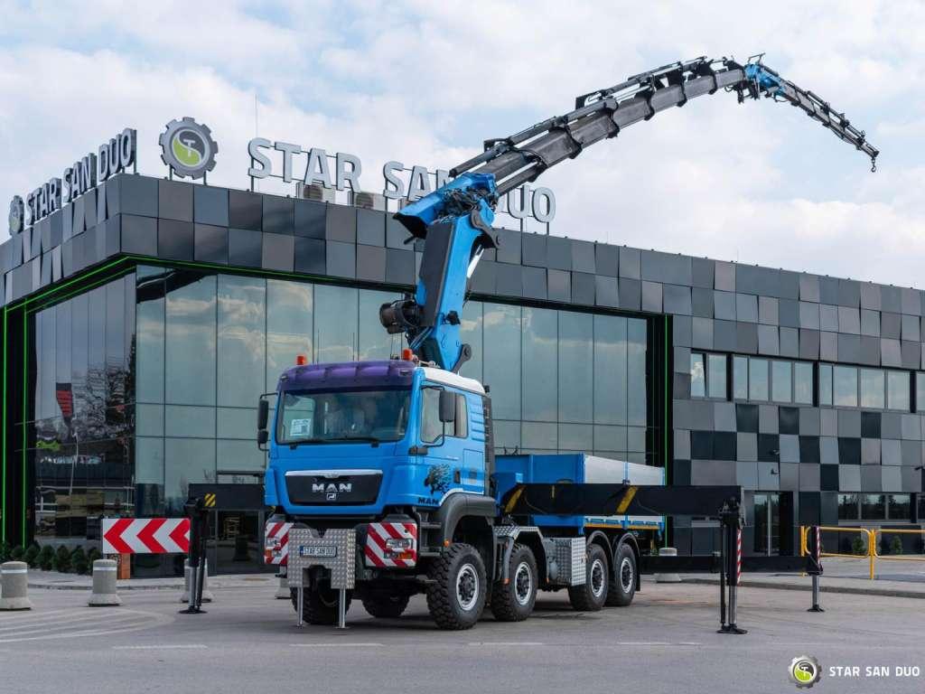 MAN  TGA 41.480 8x8 PALFINGER PK 100002 Crane Fly Ji