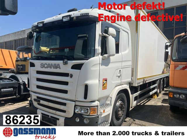 Scania G420 6x2, Liftachse, Hiab LBW, Motor defekt!