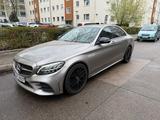 Mercedes-Benz C 220 d AMG 9G Wide Schiebed. Night Ambiente - mit Diesel-Antrieb: Beige, Leder