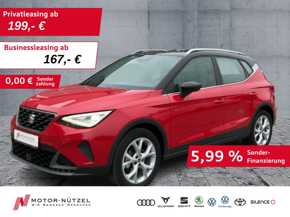 Seat Arona 1.0 TSI FR LED+NAV+APP+SHZ+GRA+PDC+DAB+17"