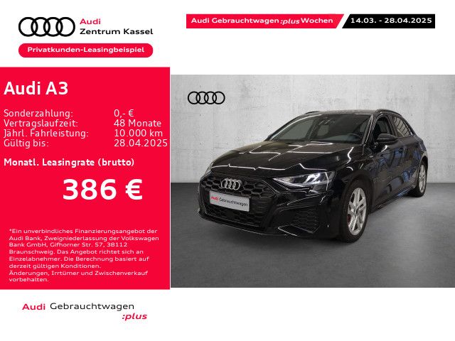 Audi A3 SB 45 TFSI e S line LED Navi PDC+ CarPlay