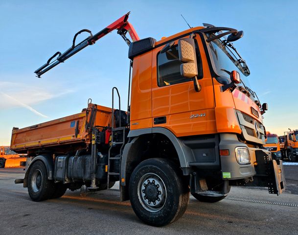 Mercedes-Benz Actros 2241 4x4 MP3 Palfinger Funk Kran Euro5