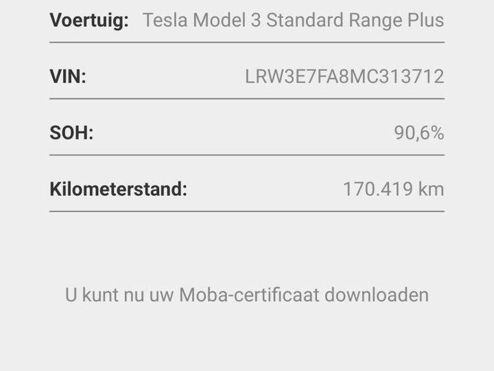 Tesla Model 3 Standard RWD Plus FACELIFT 90,6% SoH [ L imagem 2