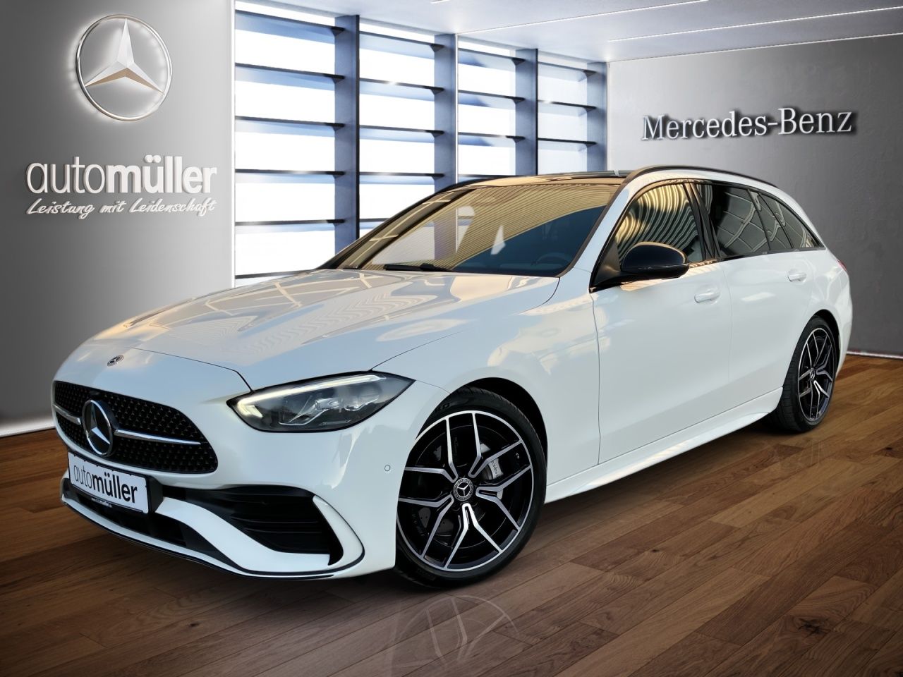 Fahrzeugabbildung Mercedes-Benz C 200 4M T AMG AHK Pano Night WinterP Kamera 19'