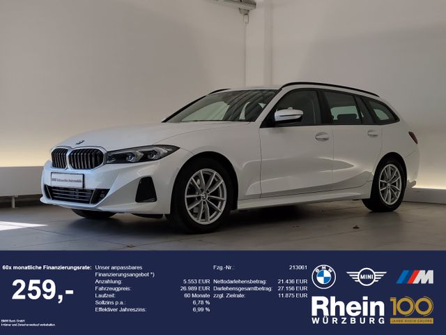 BMW 318d Touring Navi/LED/AHK/RFK/SHZ/Apple/PDC v+h