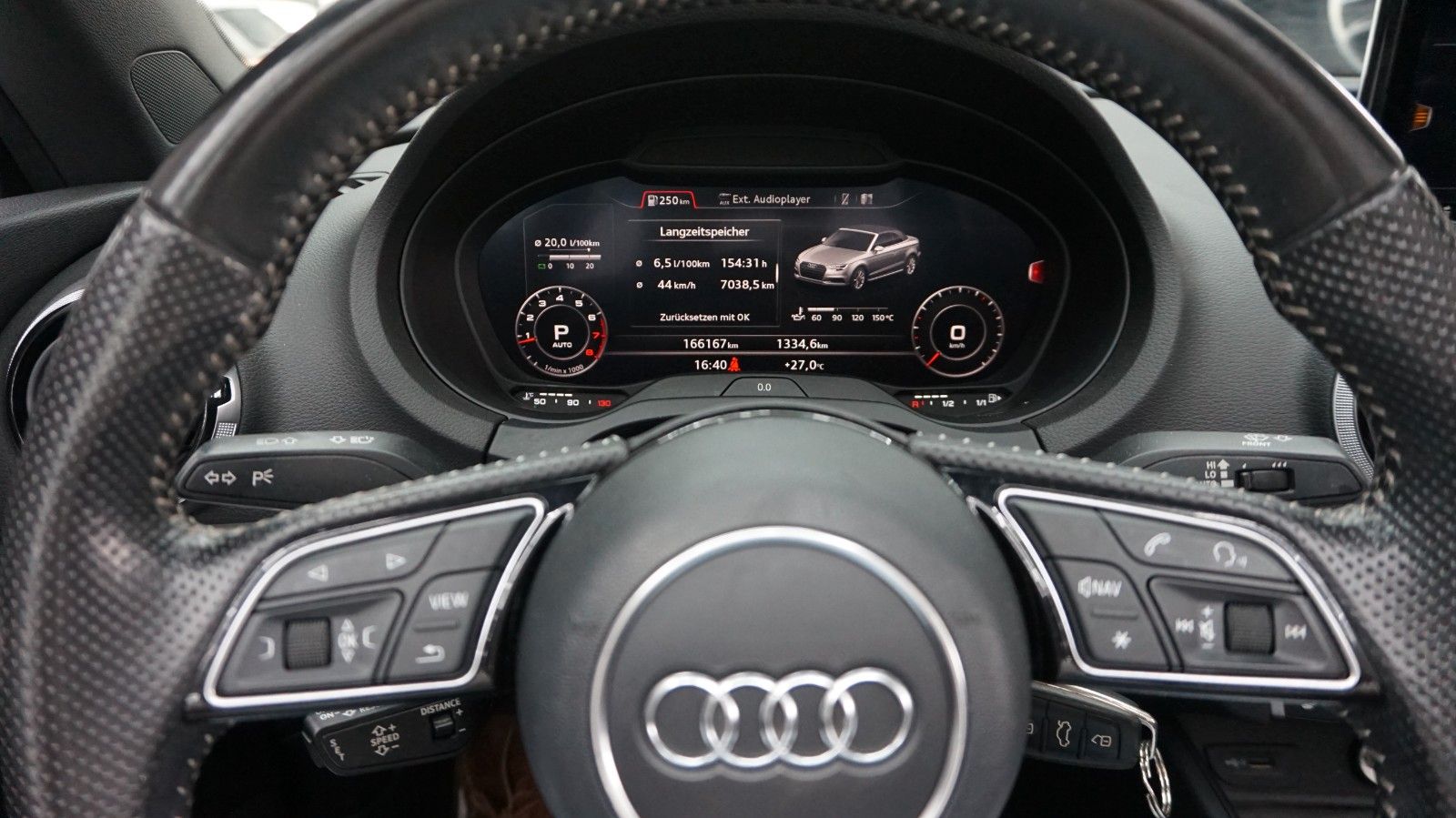 Fahrzeugabbildung Audi A3 Cabriolet S-Line Verbrauch nur 5,2L/100