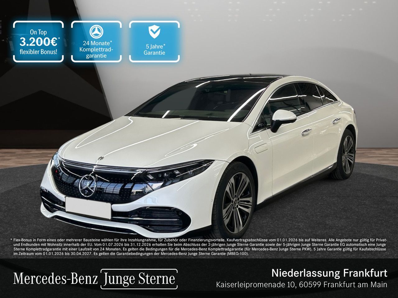 Mercedes-Benz EQS 450+ Electric Art/Pano/HAL/HuD/DigiLig/Burme
