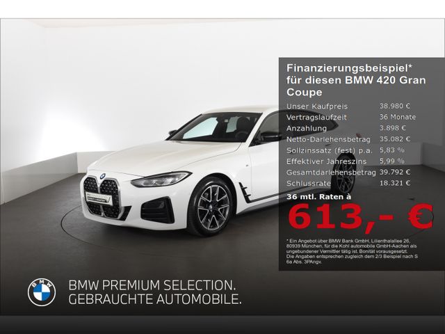 BMW 420 Gran Coupe i M Sport Sitzheizung DAB-Tuner F