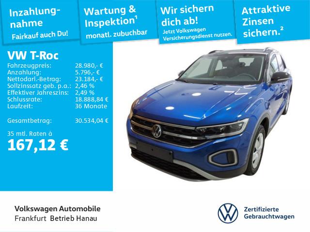 Volkswagen T-ROC 1.5 TSI DSG Style Navi Sprachbedienung Rüc