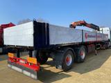 Meusburger MPS-2 Baustoff, Palfinger Lenkachse Heckausschub - Meusburger Tieflader