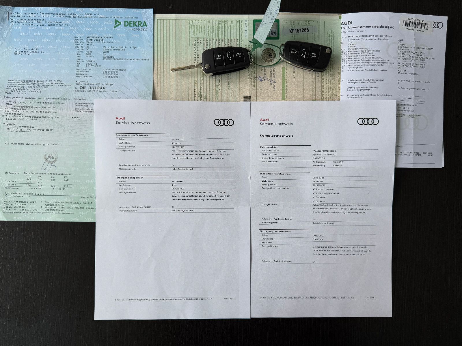 Fahrzeugabbildung Audi Q3 45 TFSI e S-TRONIC S-LINE ACC VIRTUAL LED KAM