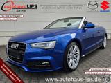 Audi A5 Cabriolet 2.0 TDI  quattro - mit Diesel-Antrieb: Blau, Vollleder, Cabrio