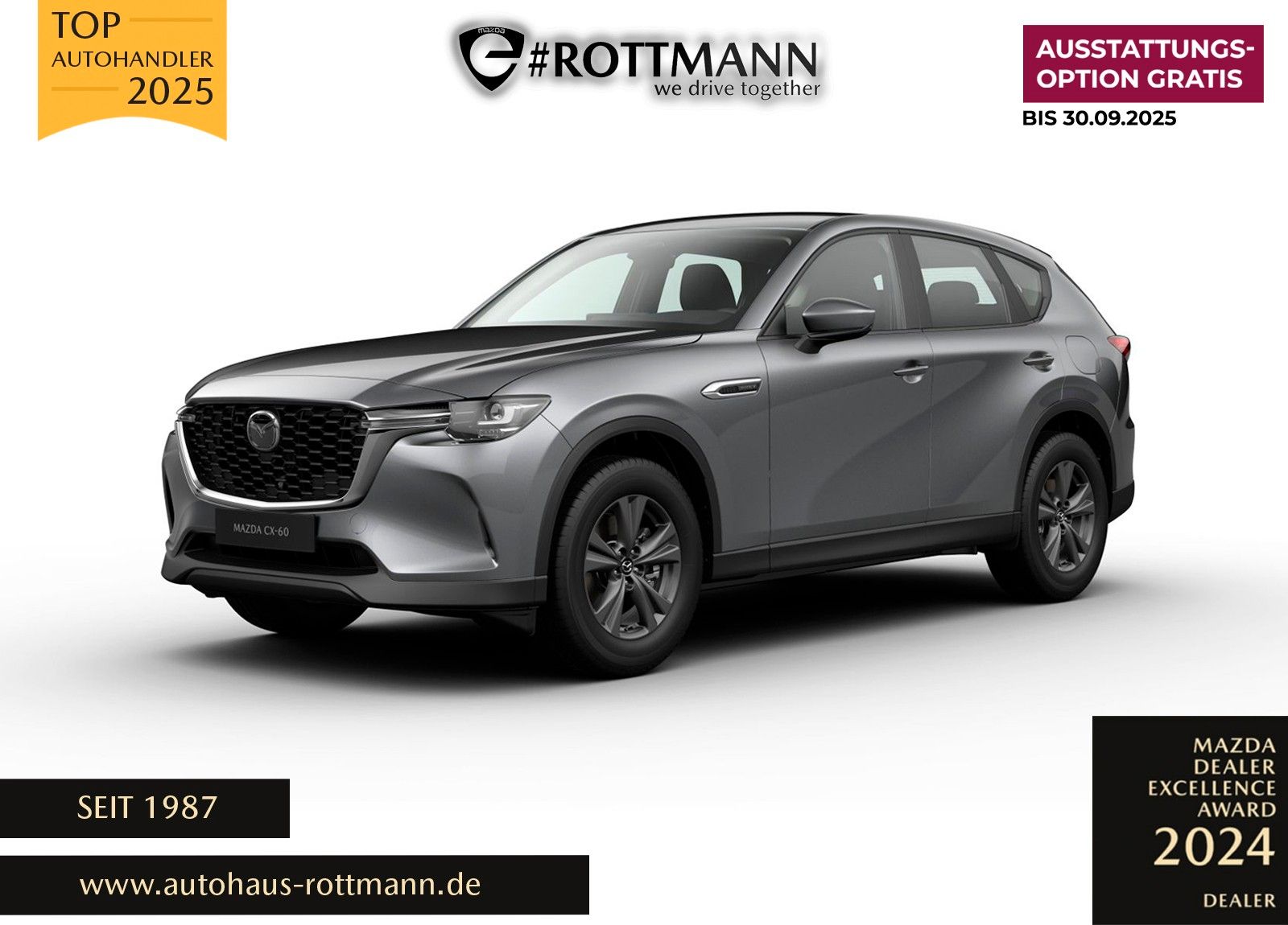 Mazda CX-60 2025 e-SKYACTIV D 200ps Aut. PRIME-Line
