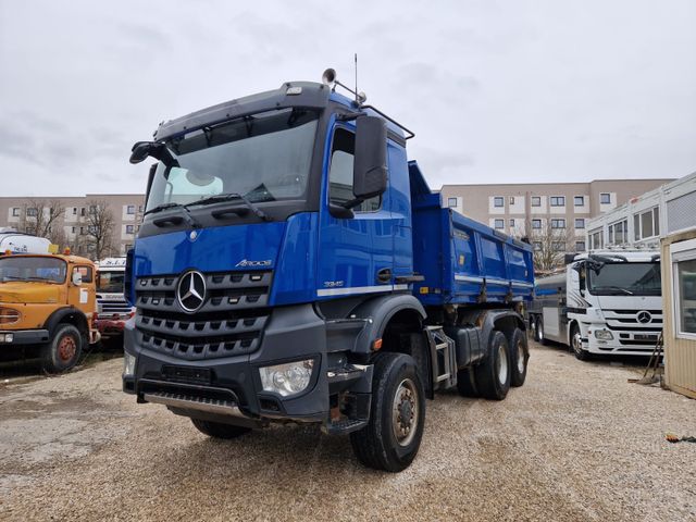 Mercedes-Benz AROCS 3345 MEILLER KIPPER 6x6 ALLRAD BLATT/BLATT