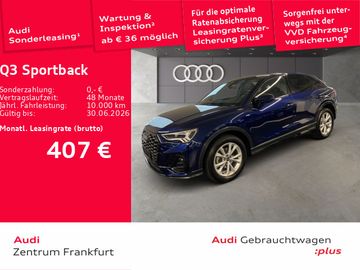 Audi Leasingangebot: Audi Q3 Sportback 35 TDI S tronic S line LED NAVI AHK