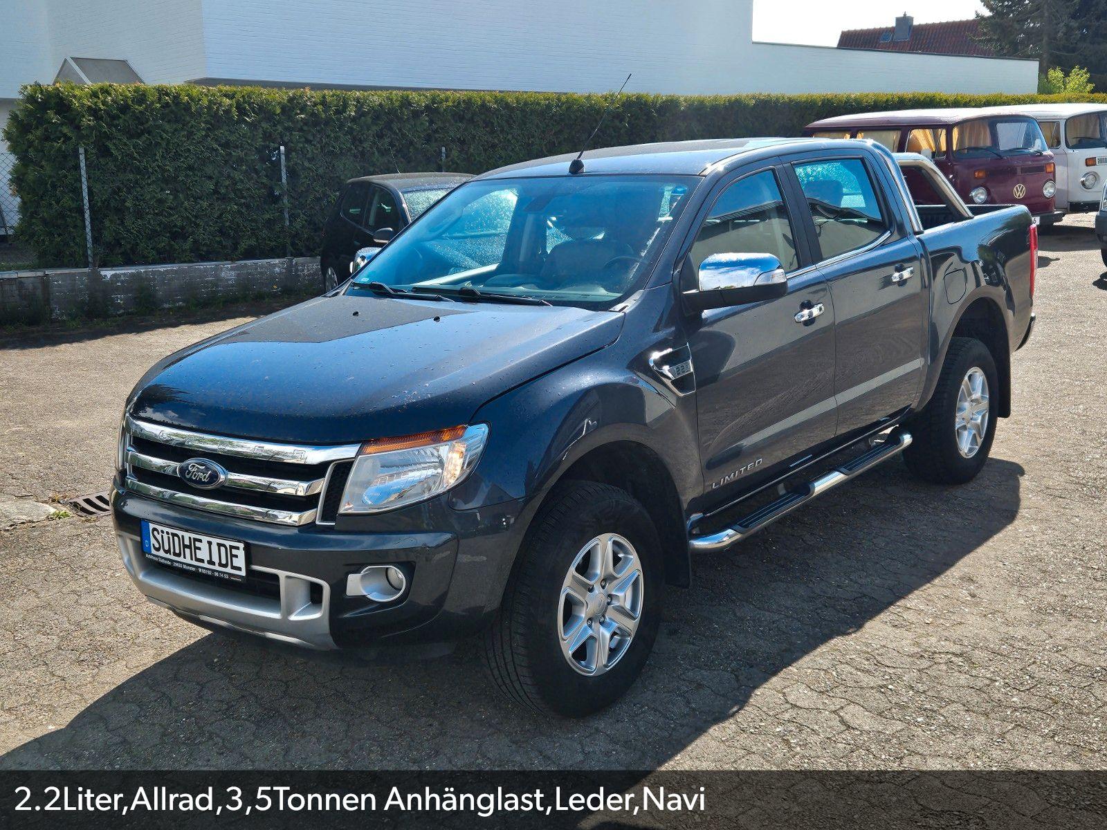 Ford Ranger Limited Doppelkabine 4x4,Navi,Leder,AHK..