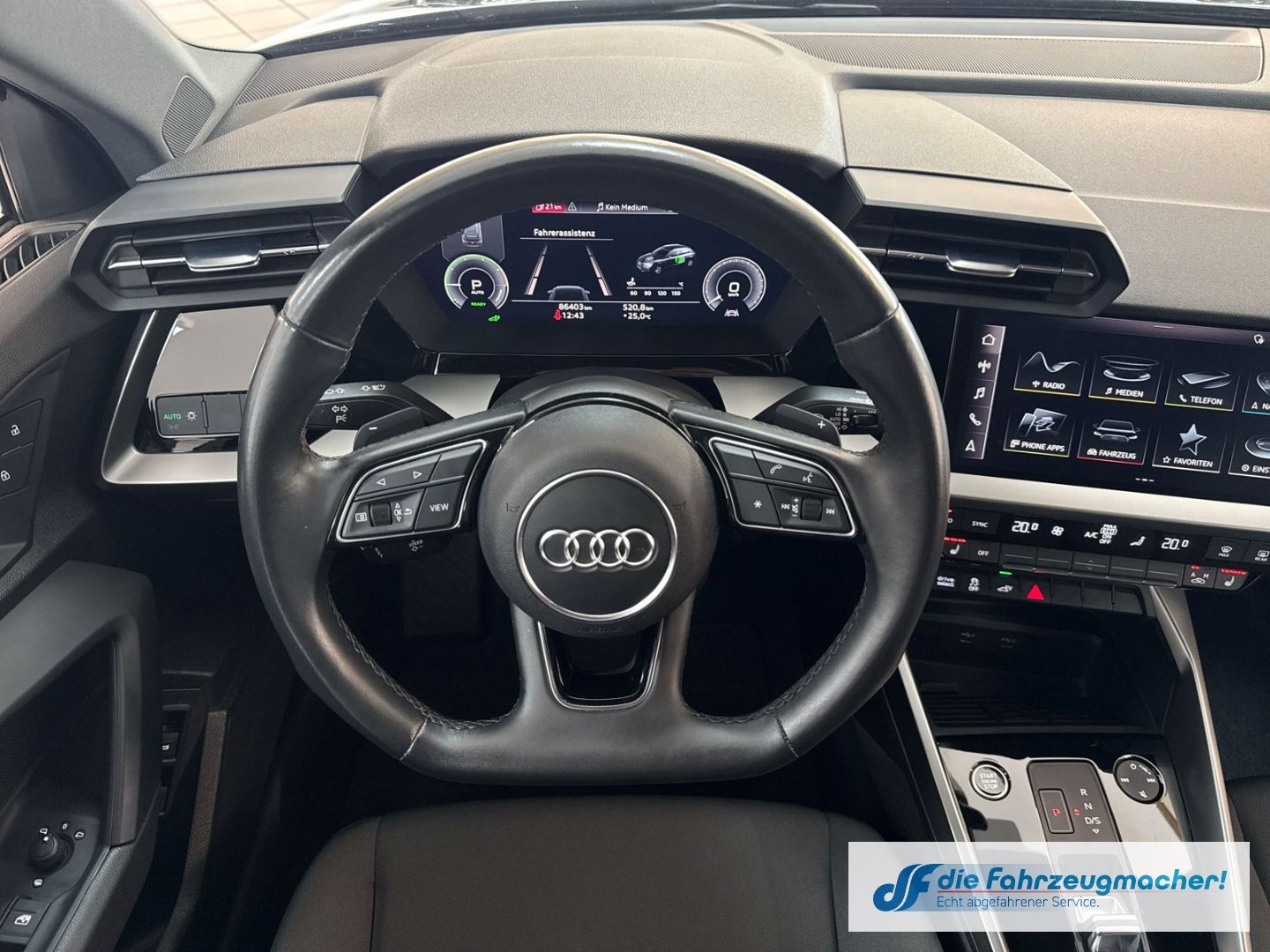 Fahrzeugabbildung Audi A3 Sportback 40 TFSI e AHK-abnehmbar Digitales