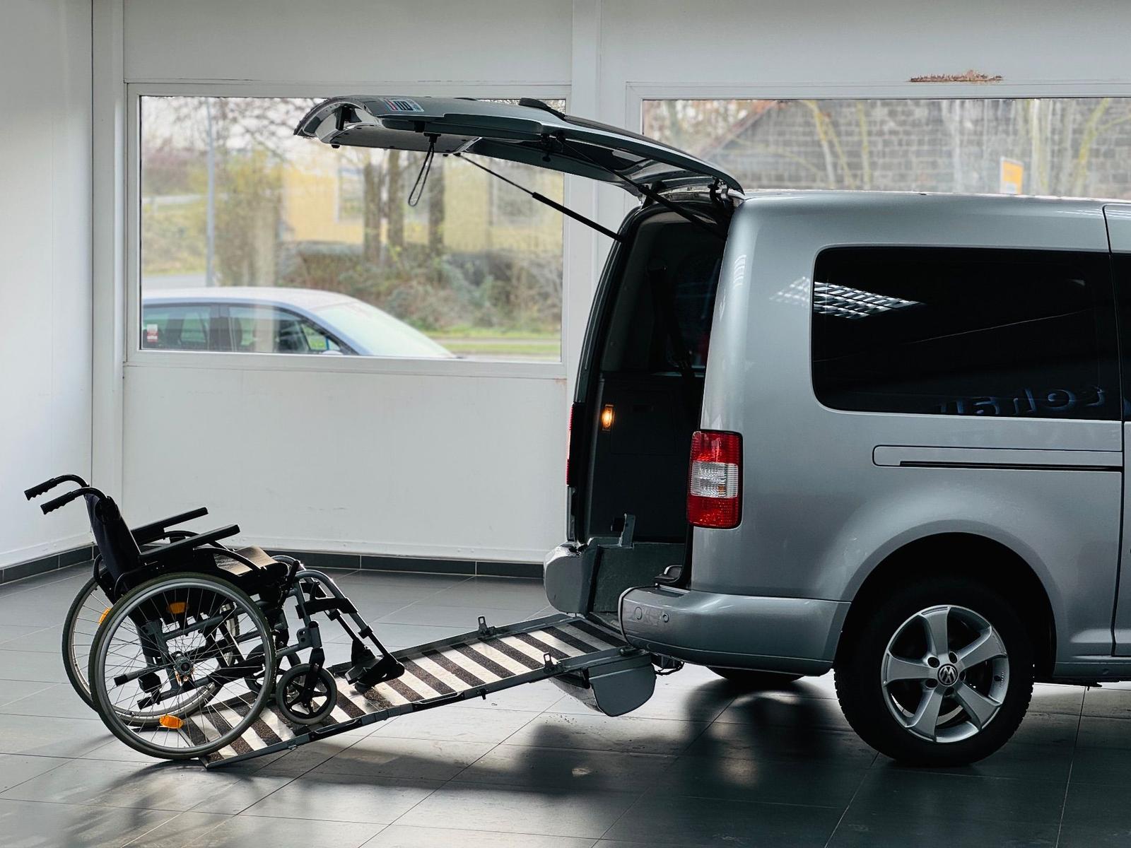 Volkswagen Caddy Maxi 1.9 TDI Rollstuhlgerecht-Rampe