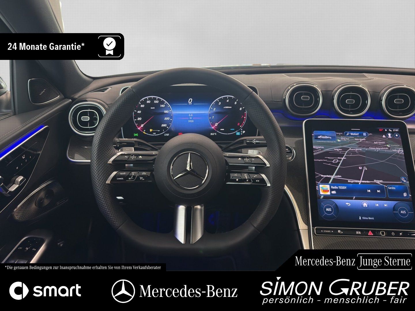 Fahrzeugabbildung Mercedes-Benz C 200 AMG Night Pano Burm Memo 360 Digital Light