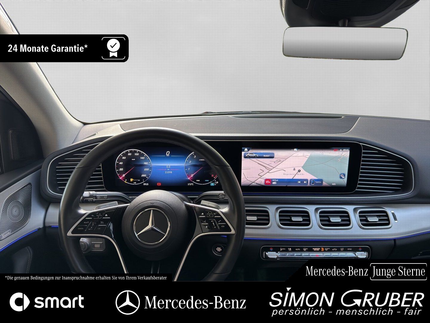Fahrzeugabbildung Mercedes-Benz GLE 450 4M Leder Pano Memo 360 Burm AHK
