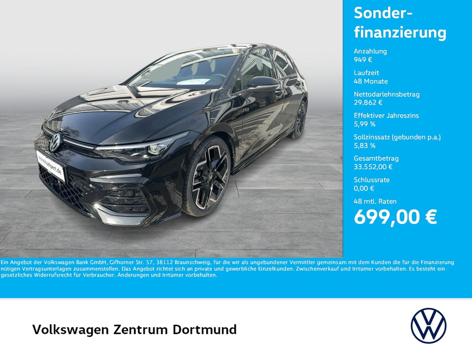 Volkswagen Golf VIII 1.5 R-LINE BLACK STYLE FACELIFT CAM AC