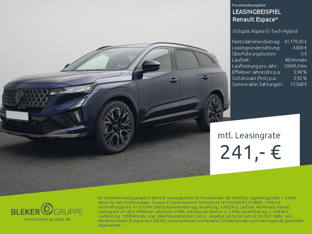 Renault Espace VI Esprit Alpine E-Tech Hybrid