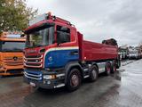 Scania R580 V8 8X4 Kipper Kran Palfinger 22002 - Scania Bielefeld