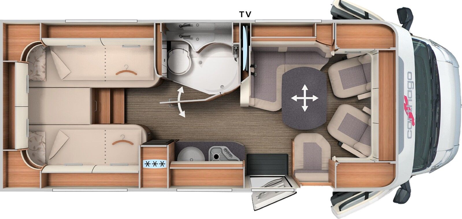 Fahrzeugabbildung Carthago C1-tourer T 143 KB LE comfort Navi, TV, Markise