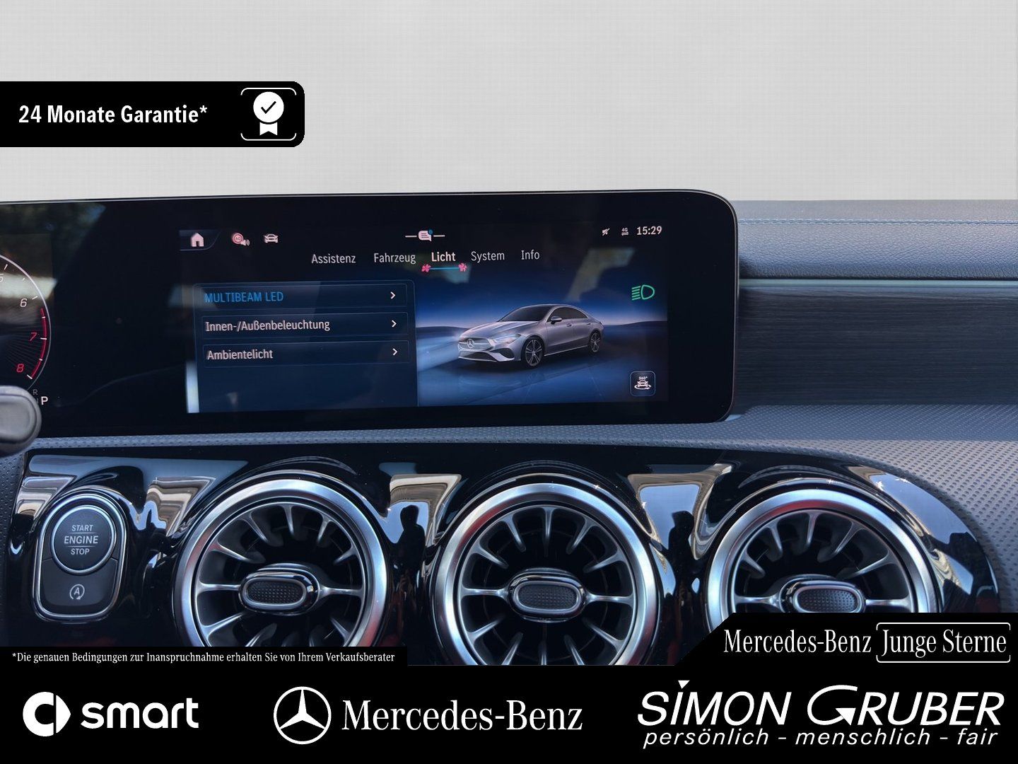 Fahrzeugabbildung Mercedes-Benz CLA 250 4M AMG Night Pano Leder MBeam HUD 360