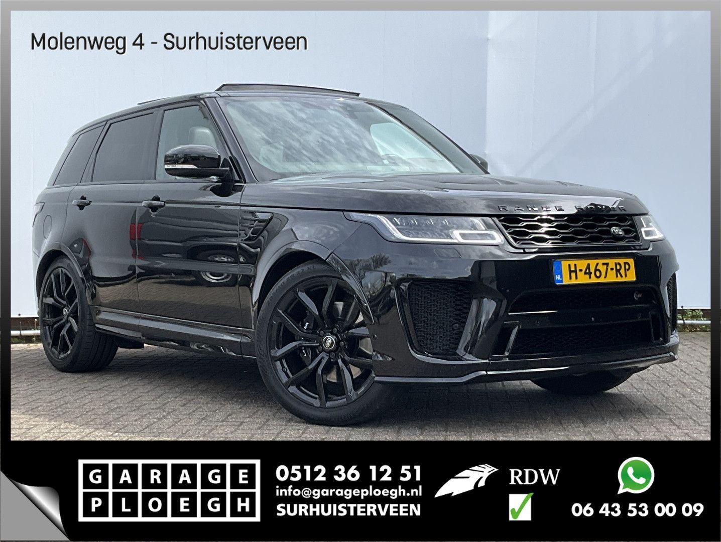 Land Rover Range Rover Sport 5.0 V8 SC SVR 575 Carbon Santo