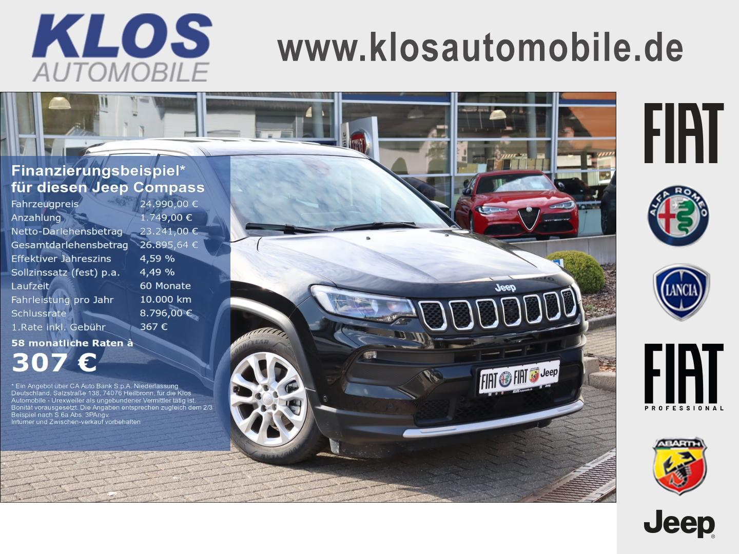 Jeep Compass ALTITUDE e-HYBRID 1.5l 130PS AT SICHERHE