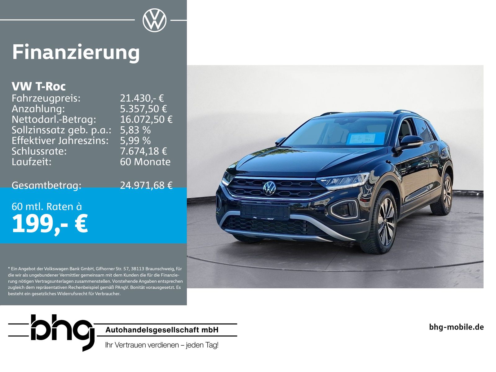 Volkswagen T-Roc 1.0 TSI GOAL #ACC #NAVI #TRAVEL-ASSIST #LE