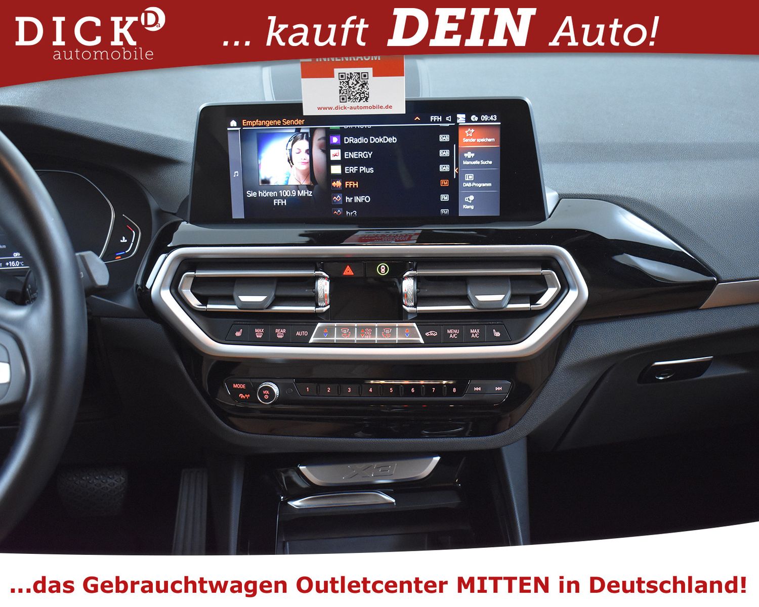 BMW X3 xDr 30d Aut. LEDER+NAVI+SHZ+LED+KAM+ACC+AHK+M - Image 14